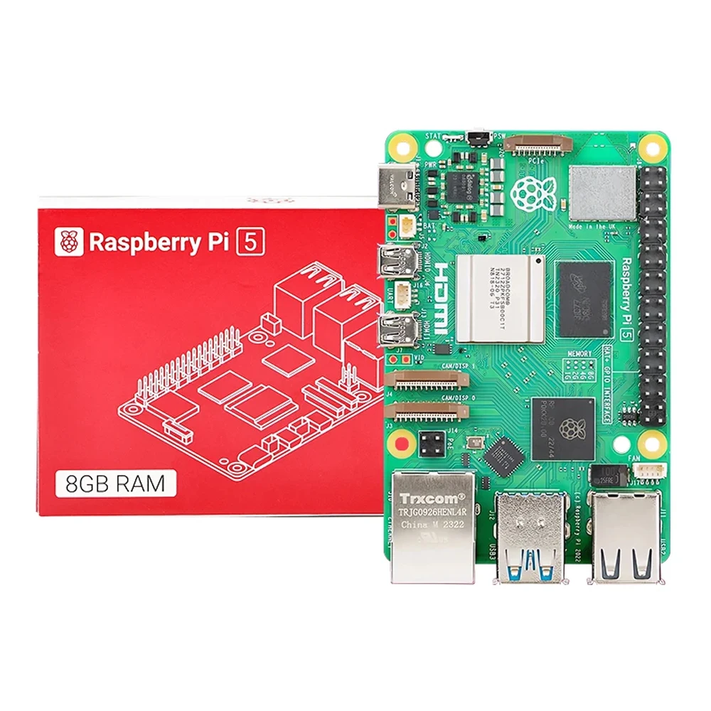 Официальная оригинальная модель Raspberry Pi 5 Pi5 4 ГБ/8 ГБ оперативной памяти Broadcom BCM2712