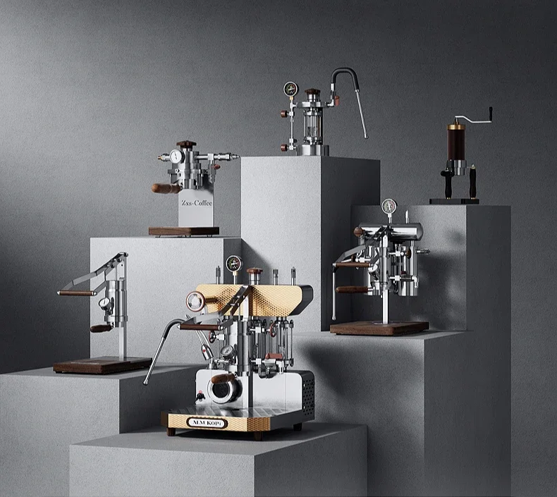 6/6 Мини Ручной пресс кофемашина для домашнего и коммерческого использования