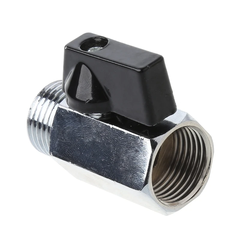 Латунный Мини-шаровой клапан 1/2 дюйма с наружной резьбой BSP на внутреннюю резьбу