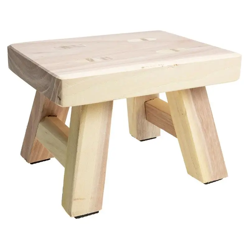 

Small Wood Stool Wood Step Stool Children Stepping Stool Wood Furniture