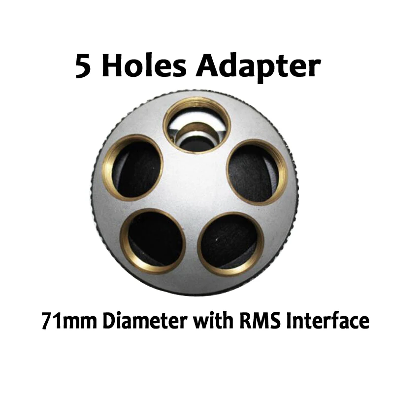 

Переходник для биологического микроскопа с 3 4 5 отверстиями вращающийся переходник для объектива 64 мм 71 мм Интерфейс среднеквадратичного значения