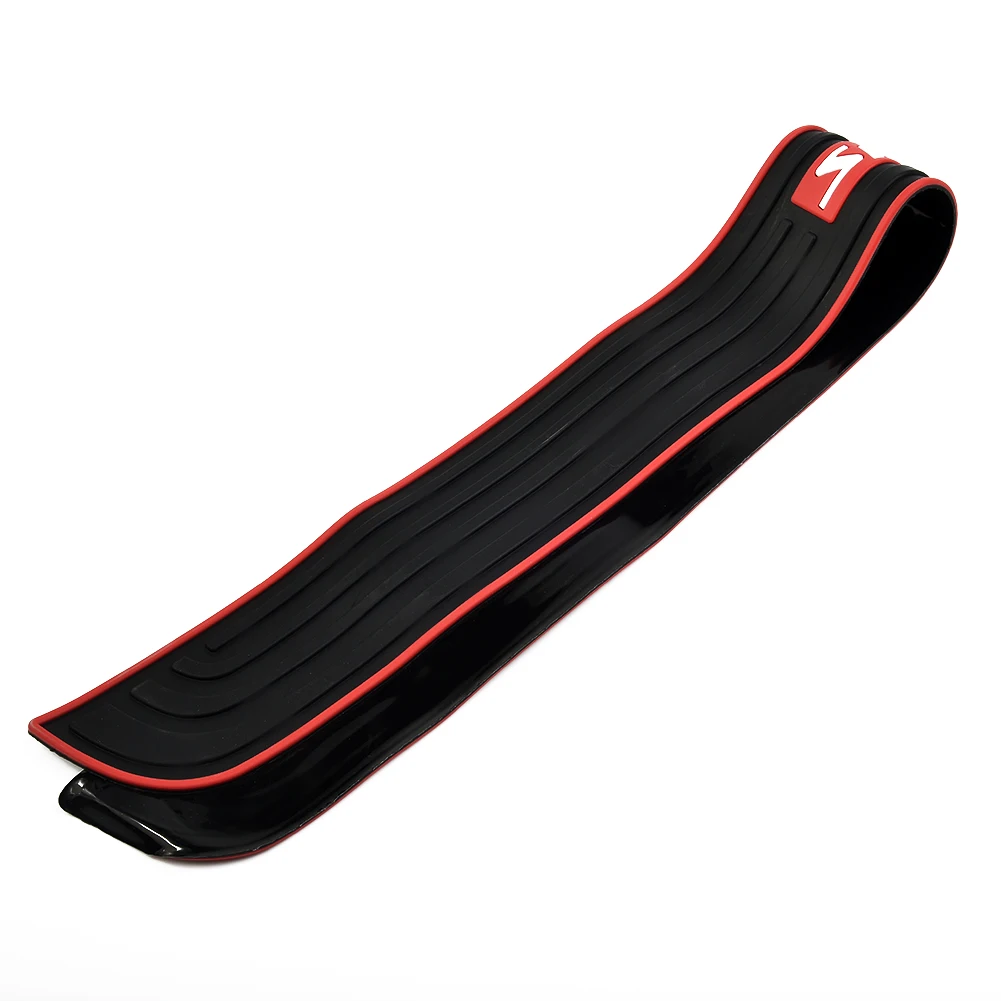 

New Practical Useful Durable High Quality Door Sill Strip Auto Black & Red Bumper Cover Guard Protector Rubber