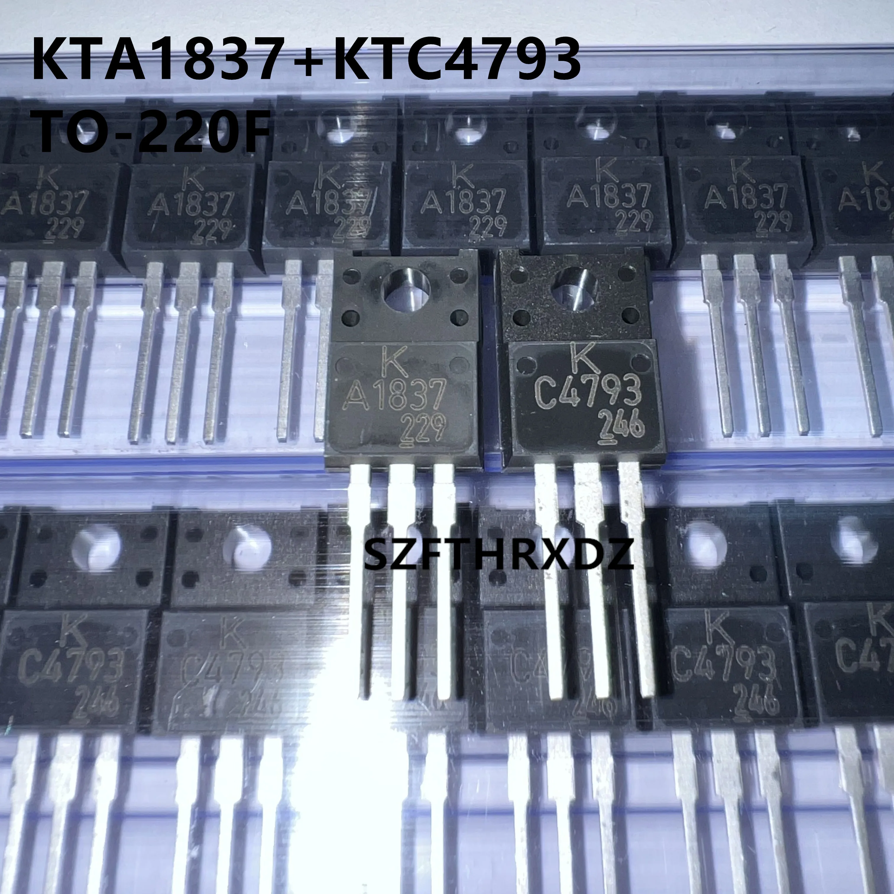 SZFTHRXDZ 20 шт. = 10 пар, новинка 100%, оригинальная фотография, фотография, KTA1837, KTC4793, A1837, C4793, фотоусилитель мощности