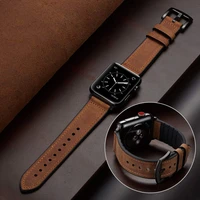 genius leather silicone strao for apple watch band series 7 6 5 4 3 se 44mm 45mm 41mm 40mm bracelet for iwatch accessories