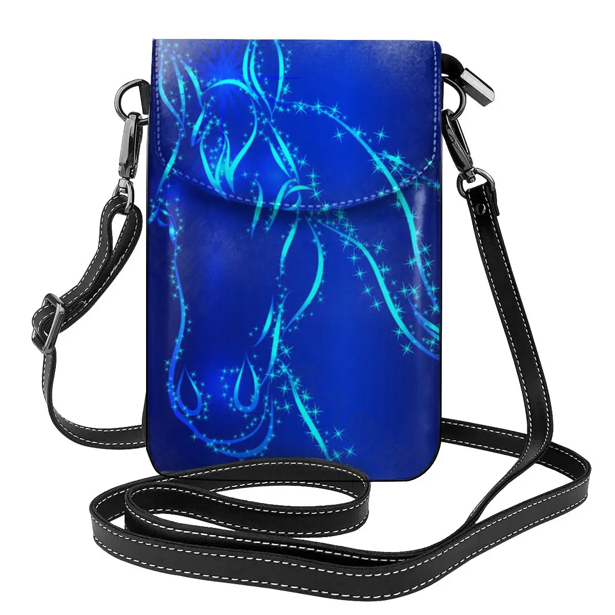 

Fantasy Blue House Shoulder Bag Animal Outdoor Leather Women Bags Female Gift Stylish Purse