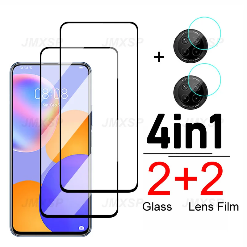 

Защитное стекло 4 в 1 для Huawei Y9, Y7, Y6 Pro 2019, закаленное стекло для Huawei Y7, Y6, Y5 Prime 2018, Y9S, Y8P, Y7P, Y6P, Y7S, пленка для объектива
