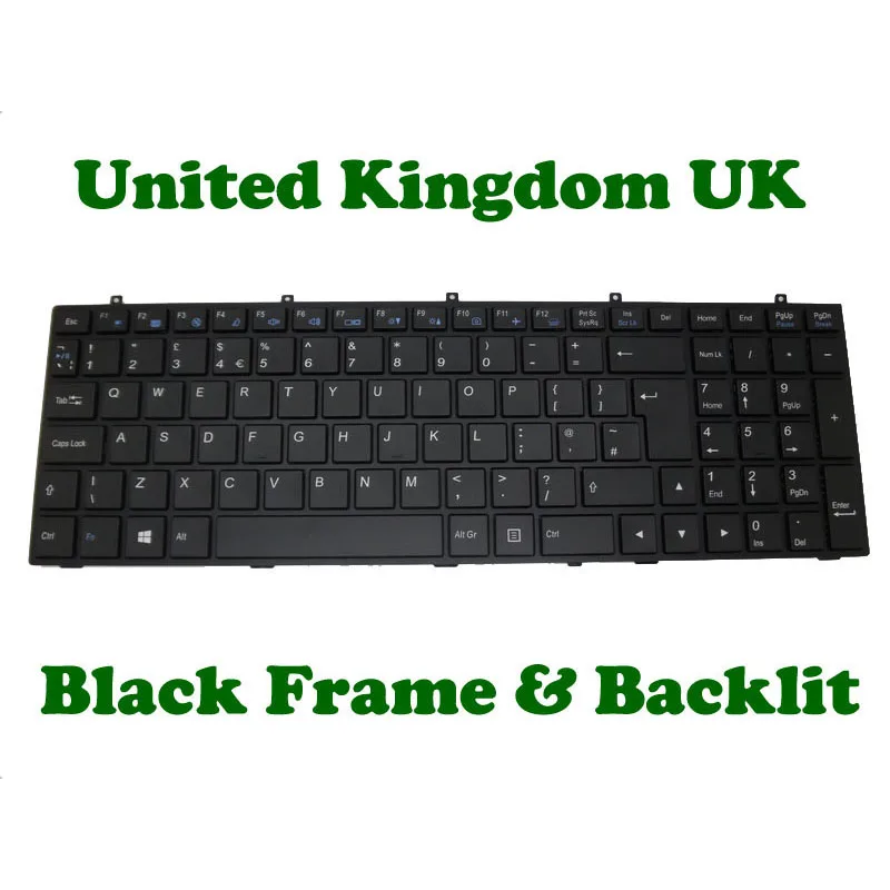 US UK LA TW Backlit Keyboard For Gigabyte P55K P55K V4 P55K V5 P55G V5 P55W P55W R7 P55W V4 V5 V6 V7 P55W V6-PC3D P55W-BW1