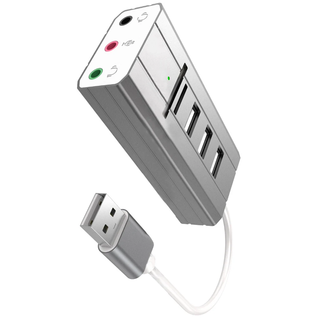 

Внешняя звуковая карта памяти USB 2,0