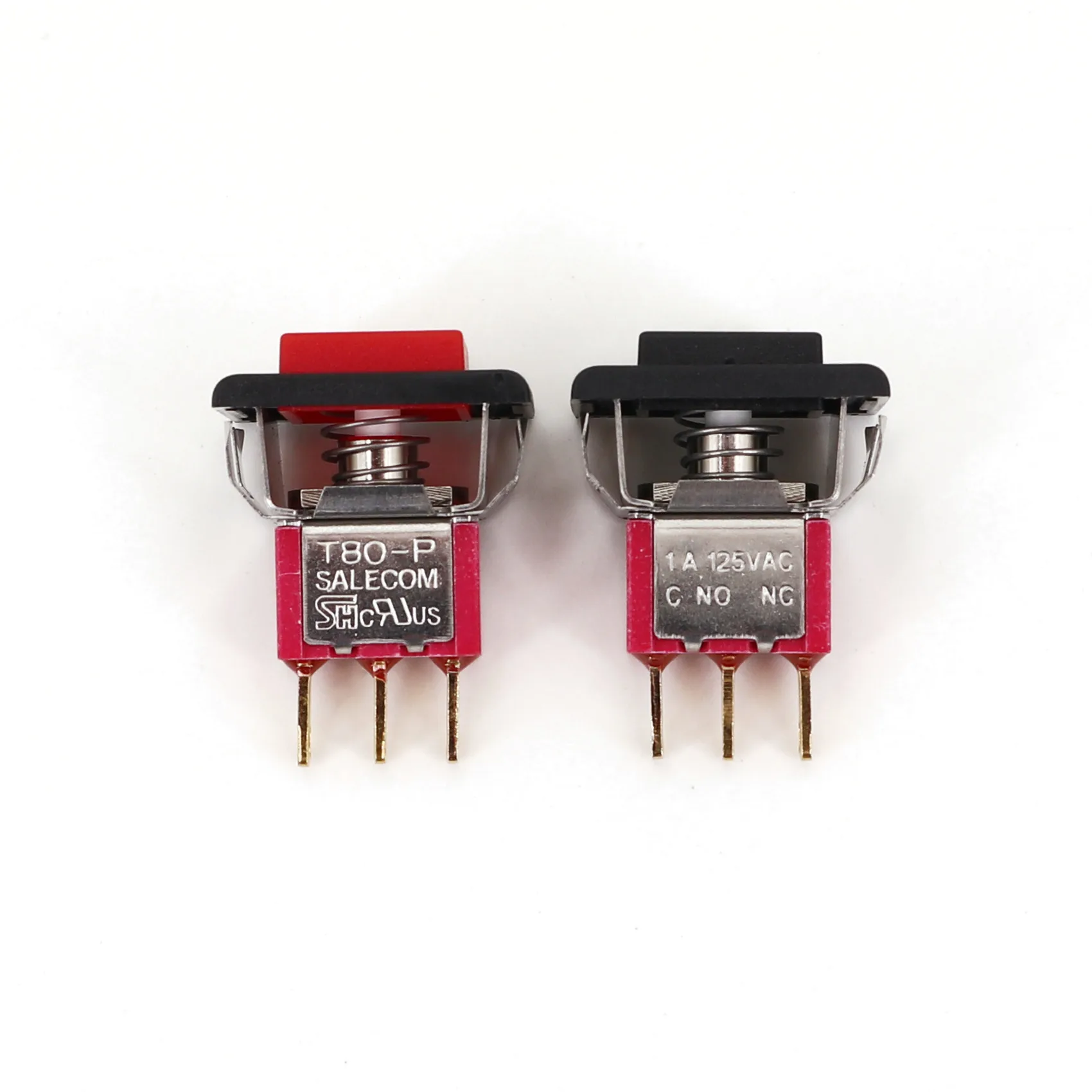 2 шт. SH P8701-F22A квадратный защелкивающийся 3-контактный мгновенный сброс ON-MOM SPDT