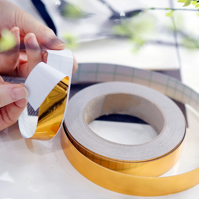 Самоклеящаяся лента для плитки ПВХ 50 м герметик стен и пола водонепроницаемая