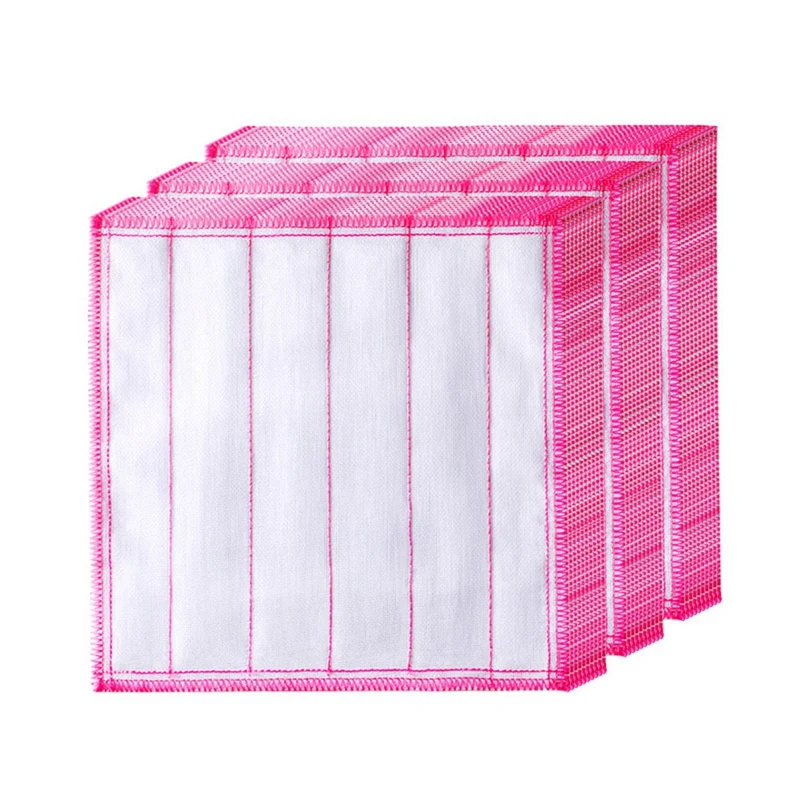

30Pcs Kitchen Towels 8 Layers Dishcloth Super Absorbent Non-Stick Oil Reusable Cleaning Cloth Kitchen Daily Dish Towels