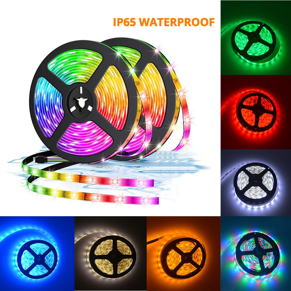 

5 м/рулон Светодиодная лента 2835 световой поток выше, чем раньше 3528 5630 5050 SMD Светодиодная лента 60 светодиодов/м 12 В Декоративная гирлянда