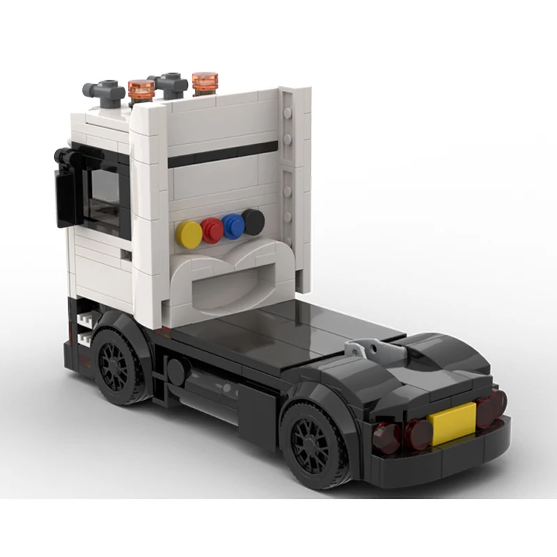 Конструктор City Car Model MOC: Модульный Тягач-Грузовик для Сборки, Технологичный Подарок, Набор для Детей на Праздники (art.: 3920db42b39b3) - 3920db42b39b3
