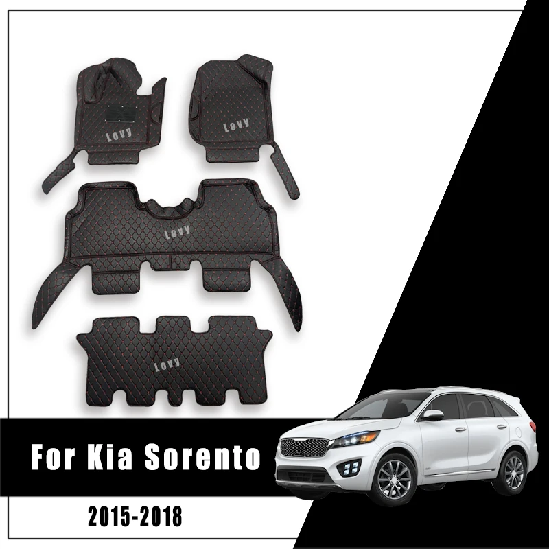 Автомобильные коврики для Kia Sorento Prime UM 2019 2018 2017 2016 2015 2014 (7 сидений) | Автомобили и