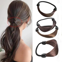 2022 new invisible hair tie wig hair rope women headwear hair accessories high elastic hair tie scrunchie ponytail holder