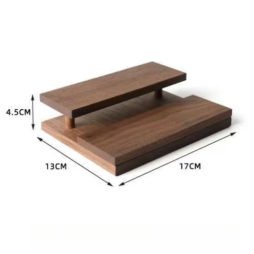 

Деревянная витрина для ювелирных изделий, ожерелье, браслеты Стенд для демонстрации ювелирных изделий, колец, стеллаж для хранения брелоков, многослойный лоток-органайзер