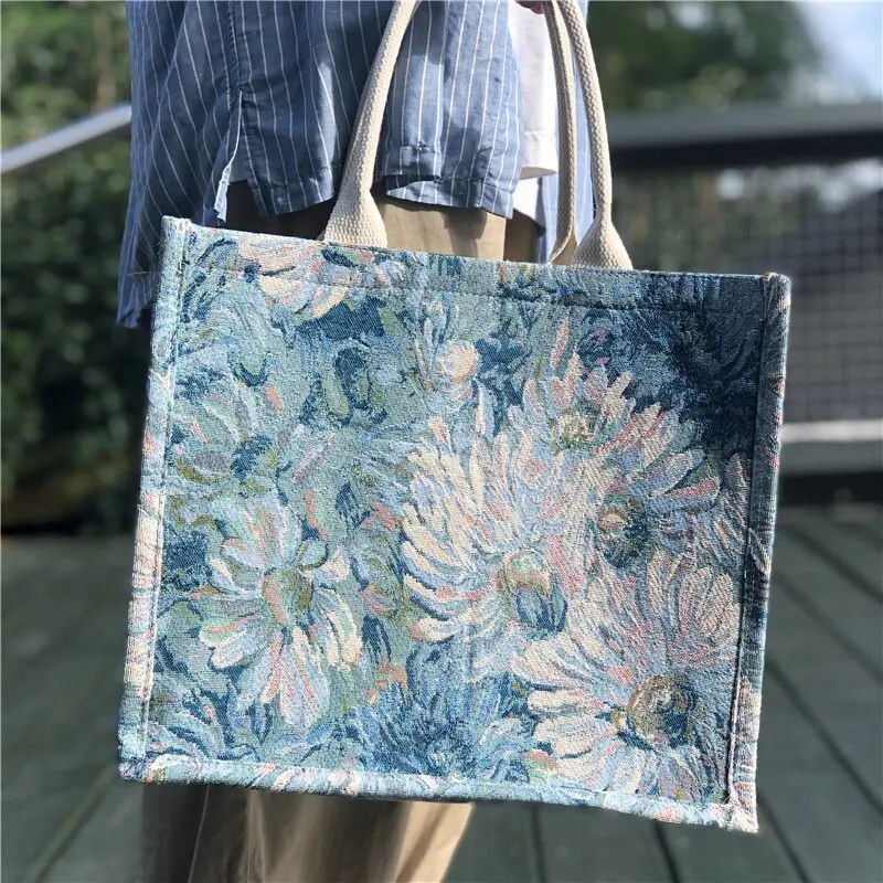 

Fashion Shopping Bag Women Foldable Non-Woven Fabric Eco Handbag Travel Grocery Folding Bags Clothing Tote Bag