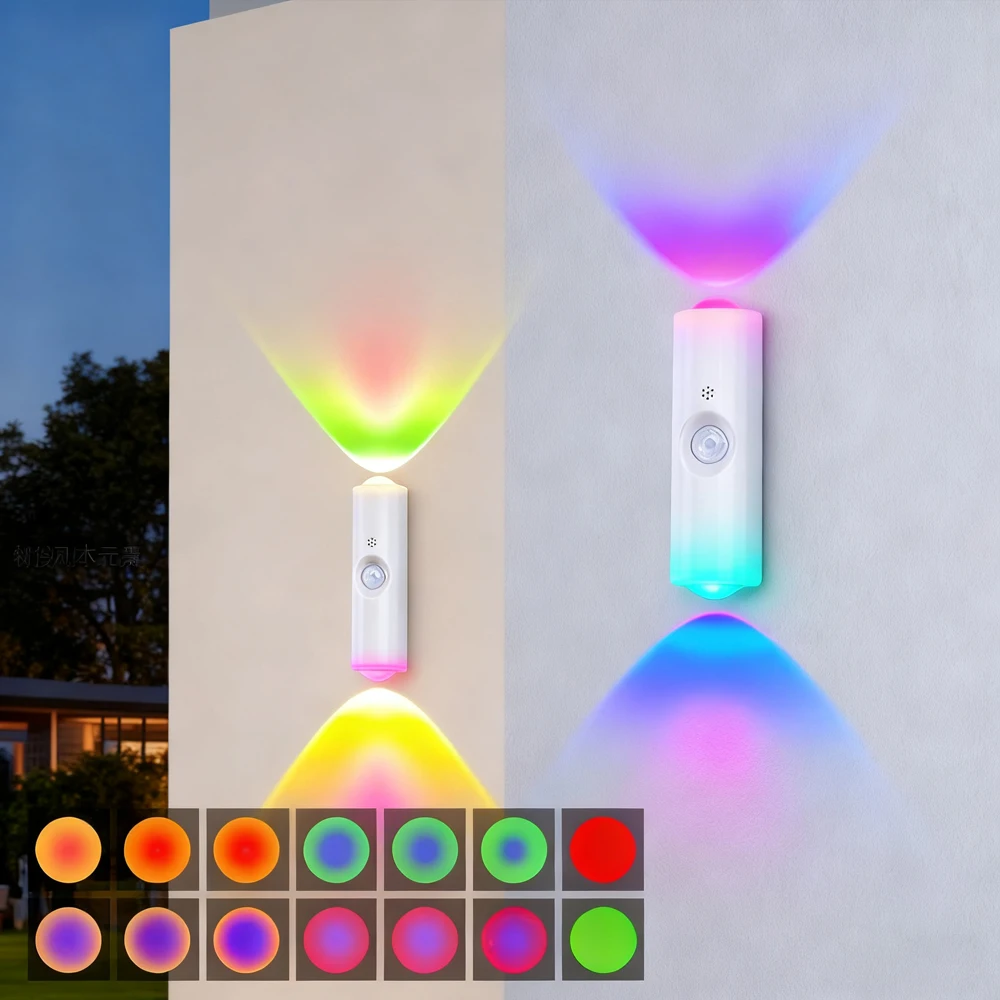 

RGB-светильник со встроенным датчиком движения