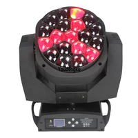 2 pieces dj disco stage lighting clay paky b eye 19x15w 4in1 rgbw led moving head beam zoom wash light