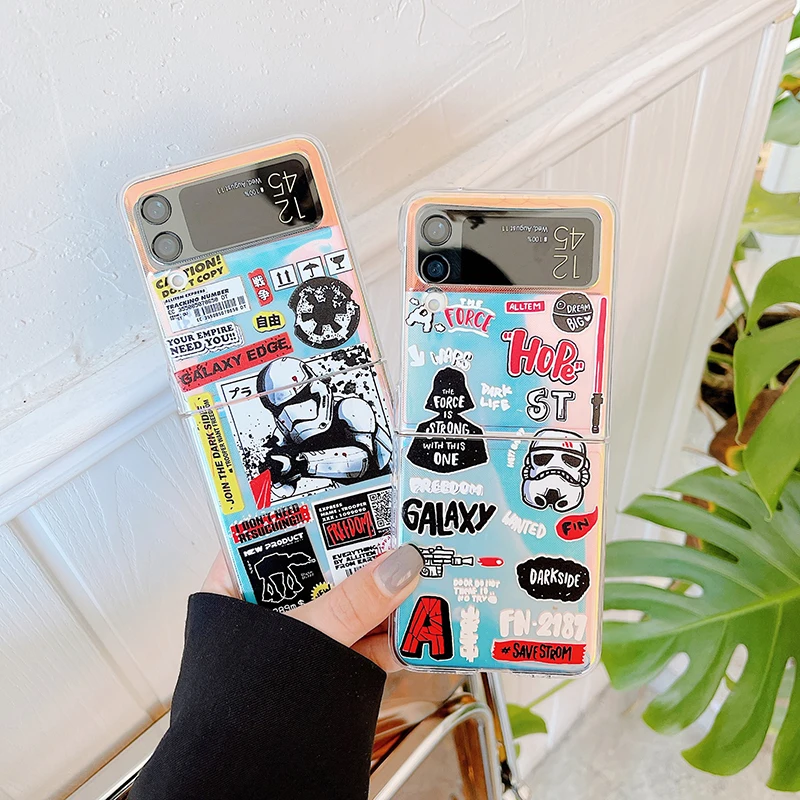 

Popular Soldier Phone Case for Samsung Galaxy Z Flip 3 5G Hard PC Back Cover for ZFlip3 Case Protective Shell