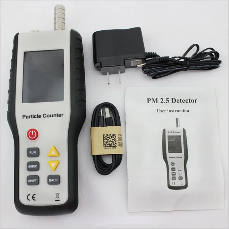 HT-9600 Ручной детектор PM2.5 счетчик частиц монитор качества воздуха домашний