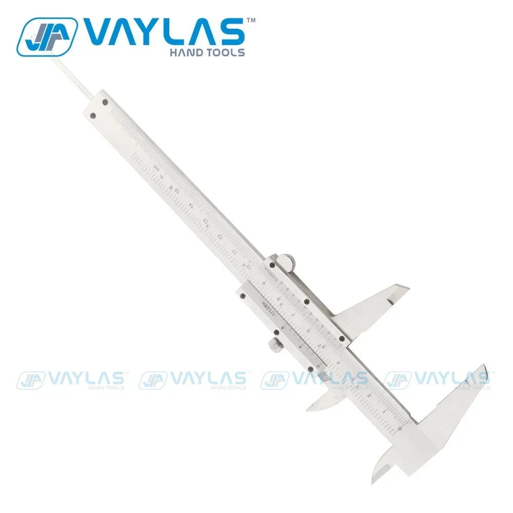 Штангенциркуль 0-150 мм из нержавеющей стали с двойным считыванием и высокоточный