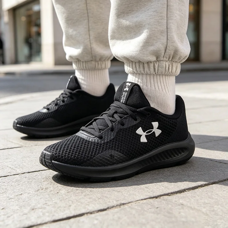 Фото Женская обувь Under Armour, спортивная обувь, модная, удобная, для занятий фитнесом на открытом воздухе, повседневная, кроссовки для бега 3024889-003 №1
