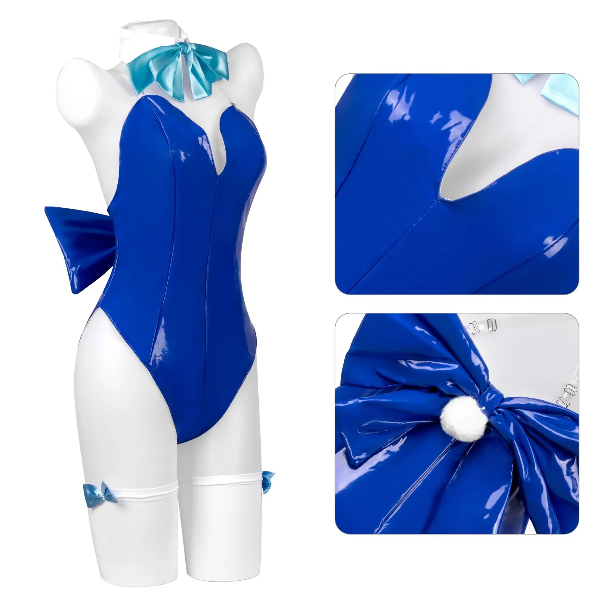 Фото Сексуальный костюм для косплея Асумы Токи из Blue Archive в стиле кроличьей девушки, полный комплект, для Хэллоуина и карнавала, для женщин, для ролевых игр, нарядное платье №1