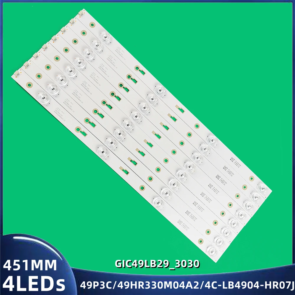 40Pcs/Set LED Backlight Strip B49A81S-UD L49P1-UD L49P2-UD 4C-LB4904-HR07J 49HR330M04A2 HR-17624-05008 D49A620U 49P3 49P3C 49P3F