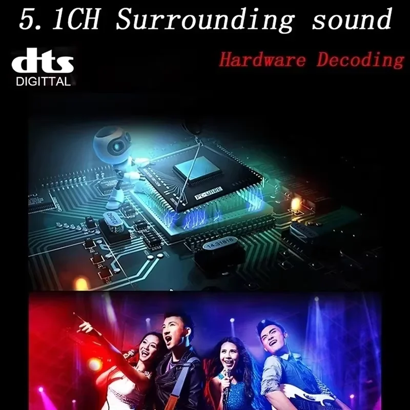 Фото Цифровой 5.1-канальный аудиодекодер 4K 3D, HDMI-совместимый экстрактор, ARC, DTS, Bluetooth, оптический, коаксиальный, RCA-адаптер №3
