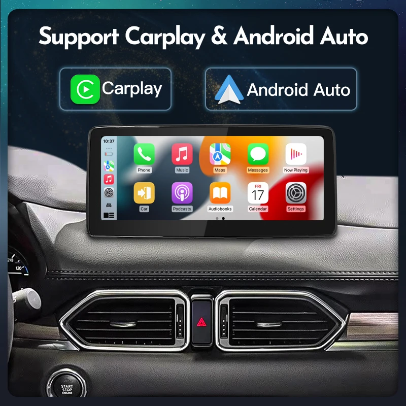 Для Mazda CX5 CX-5 CX 5 2017 2018 2019-2024 1920*720 Android 14 экран мультимедийный видеоплеер CarPlay автомобильное радио авторадио авто (art.: 3920d43e4eef2) - 3920d43e4eef2