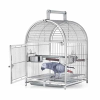 stainless steel bird cage bird hanging swing carrier metal large parakeet breeding little house jaula pajaro bird accessories