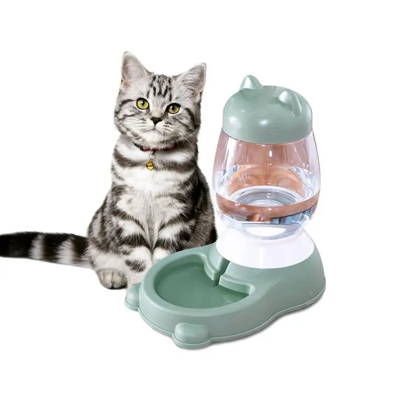 

Кормушка и полив для кошек, кормушка в форме большого медведя для живота, миска для воды для собак и кошек, подходит для мелких питомцев