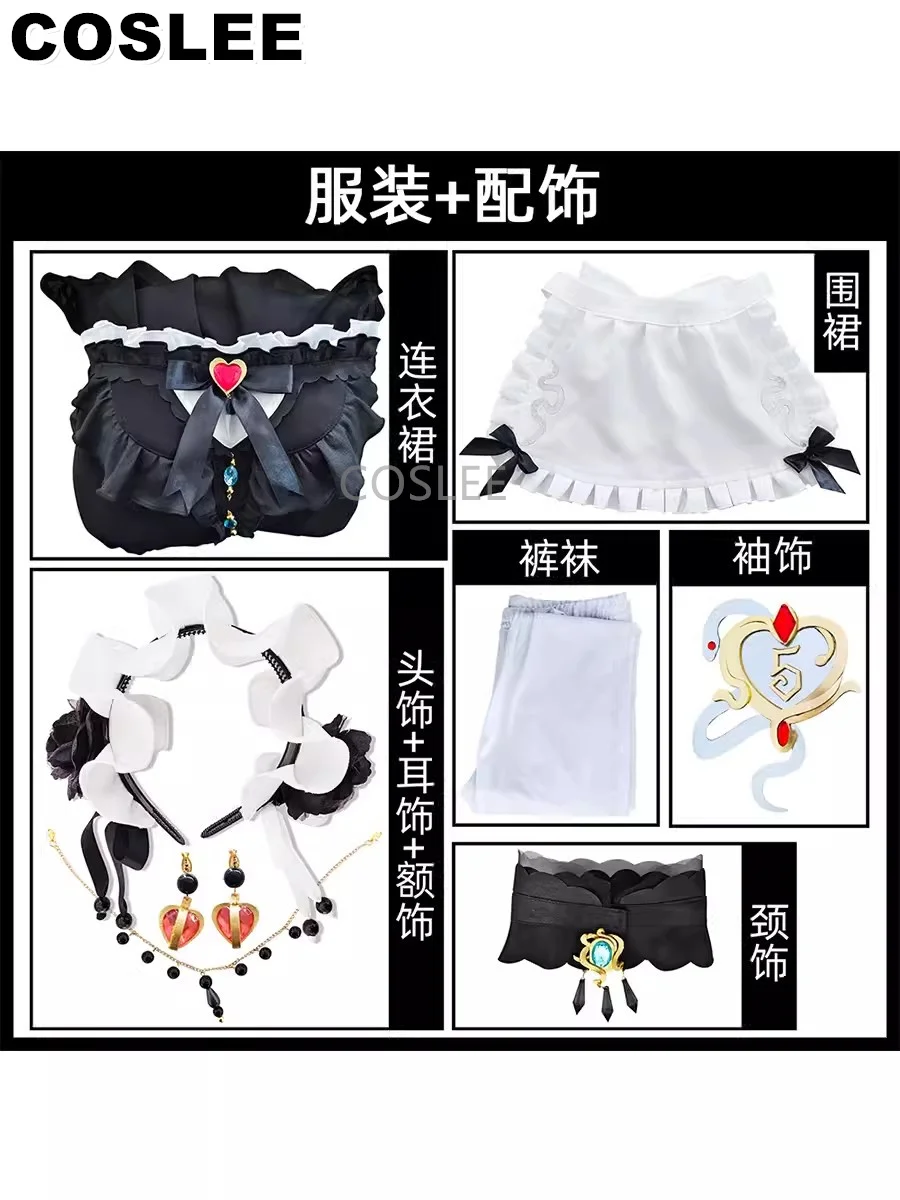 COSLEE Identity V Fiona Gilman Косплей Костюм QiZhen Модный игровой костюм Элегантное платье