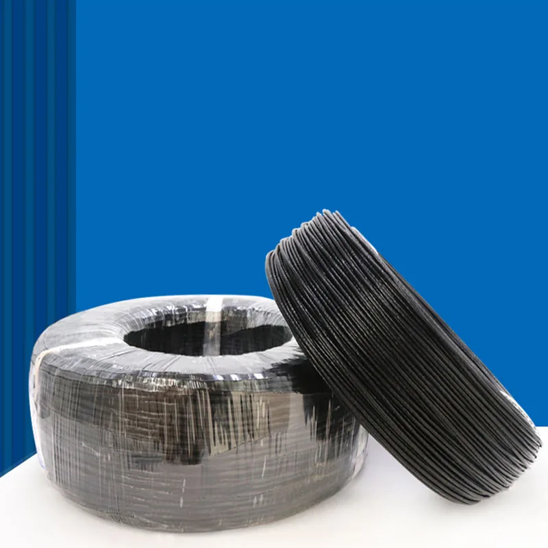

Black/white PTFE 1-6 cores shielded wire high voltage resistance, low high frequency loss, no moisture absorption, large insulat