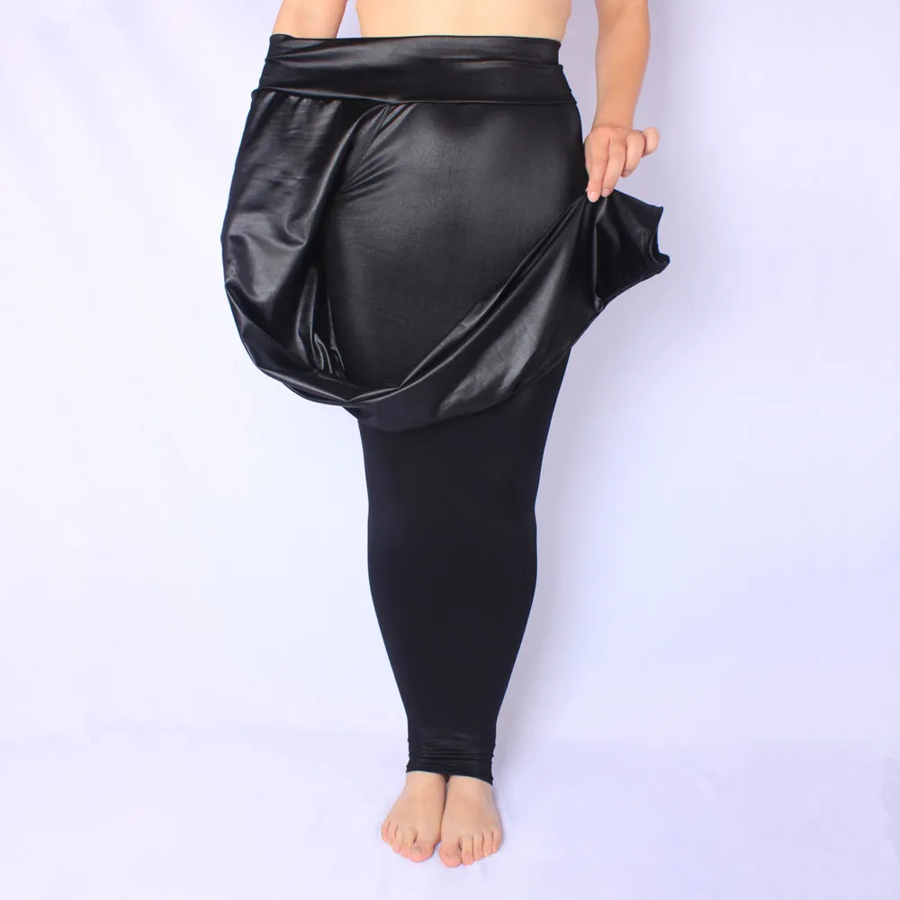 

XL-7XL Spring Autumn Woman Pencil Pants Sexy Mid Rise Leggings Women Trousers Plus Size Femme Pantalones Mujer Fashion Black