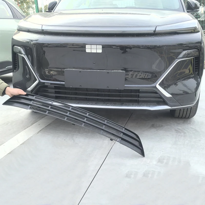 Фото Модифицированная передняя защитная сетка от насекомых из ABS для GEELY STARRAY EX5 EMi 2025-2026, центральная решетка воздухозаборника переднего бампера автомобиля №4