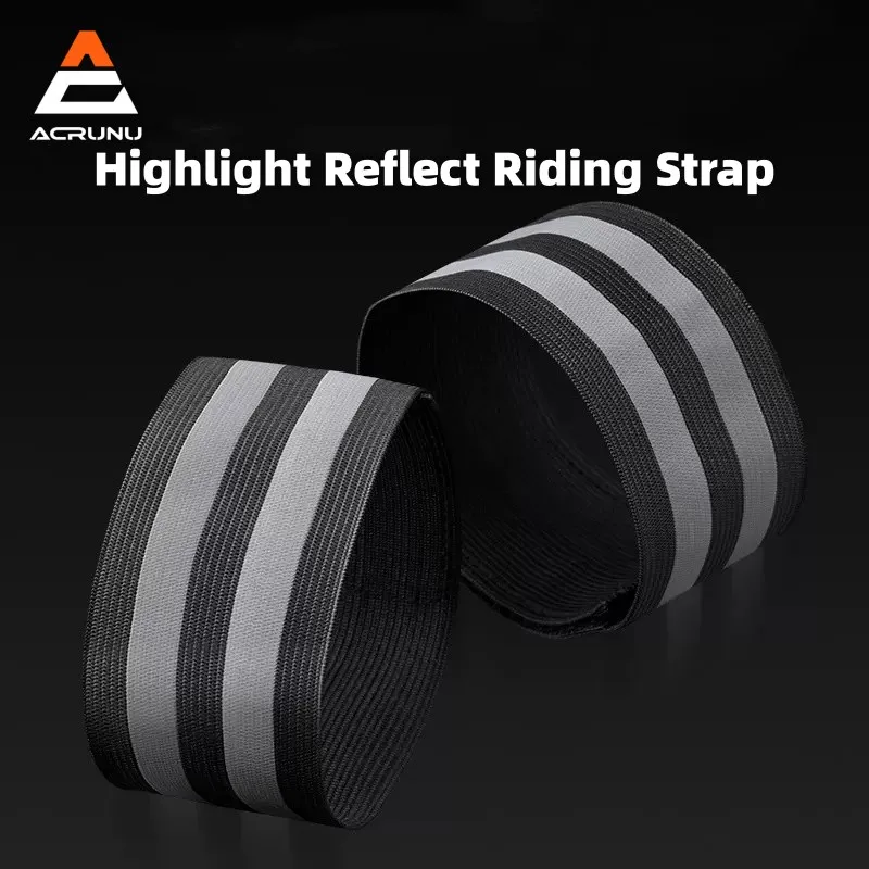 

Acrunu Riding Leggings Bicycle Leg Harness Reflective Straps At Trouser Bottoms For Night Safety Jogging Biking Running