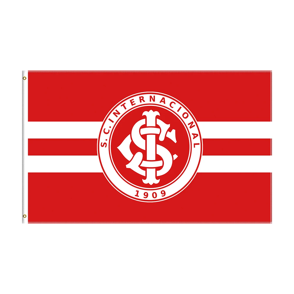

90x150cm Brazil Sport Club Internacional Flag Polyester Printed Football Team For Decoration