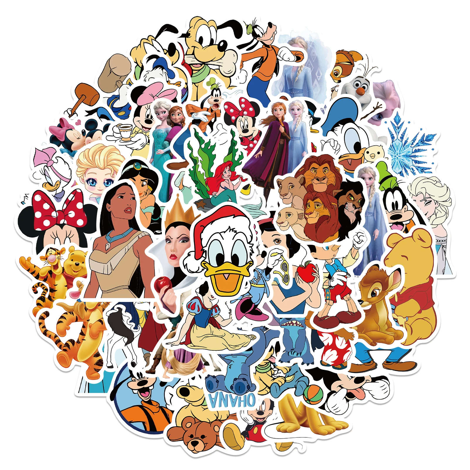 10/25/50 шт., водонепроницаемые Стикеры для ноутбука