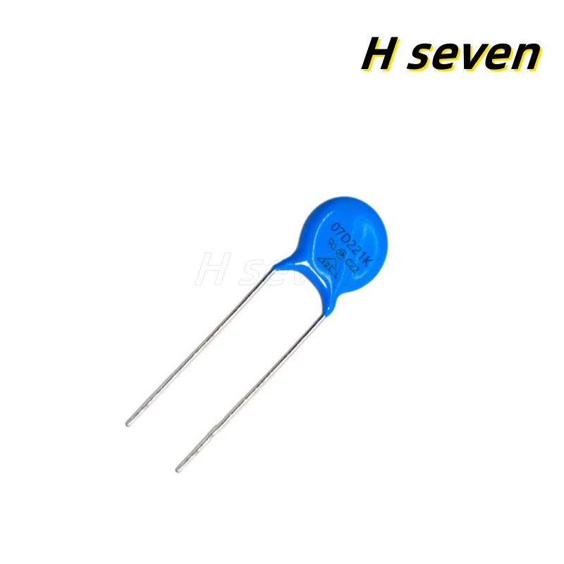 

10pcs Varistor 07D221K Diameter: 7MM 10% DIP-2 220V
