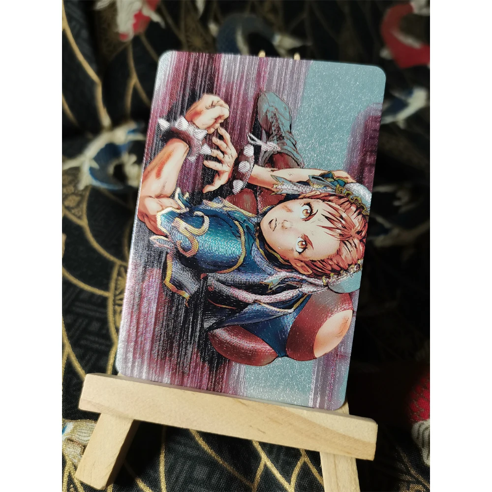 10 + 1 шт./компл. флэш-карта для уличного сражения ACG сексуальные кавайные Аниме