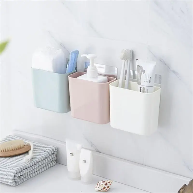 

Toothbrush Shelf Toilet Bathroom Suction Wall Hanging Comb Toothpaste Storage No Punching Toothbrush Holder Bathroom Accessories