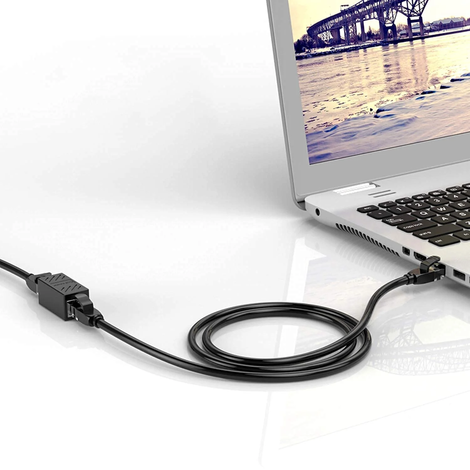 Фото Сетевой соединитель ZoeRax Gigabit RJ45 (1/5/10/30 шт.), удлинитель Ethernet Cat6/Cat5e/Cat5, адаптер для кабеля Ethernet, разъем LAN №4