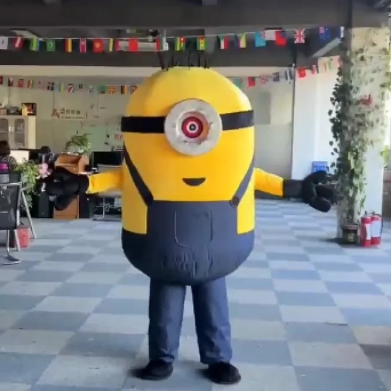 MINISO Дисней надувной одноглазый желтый банан костюм талисмана персонаж