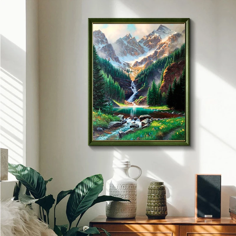 Алмазная 5D картина сделай сам полноформатная круглая мозаика с изображением