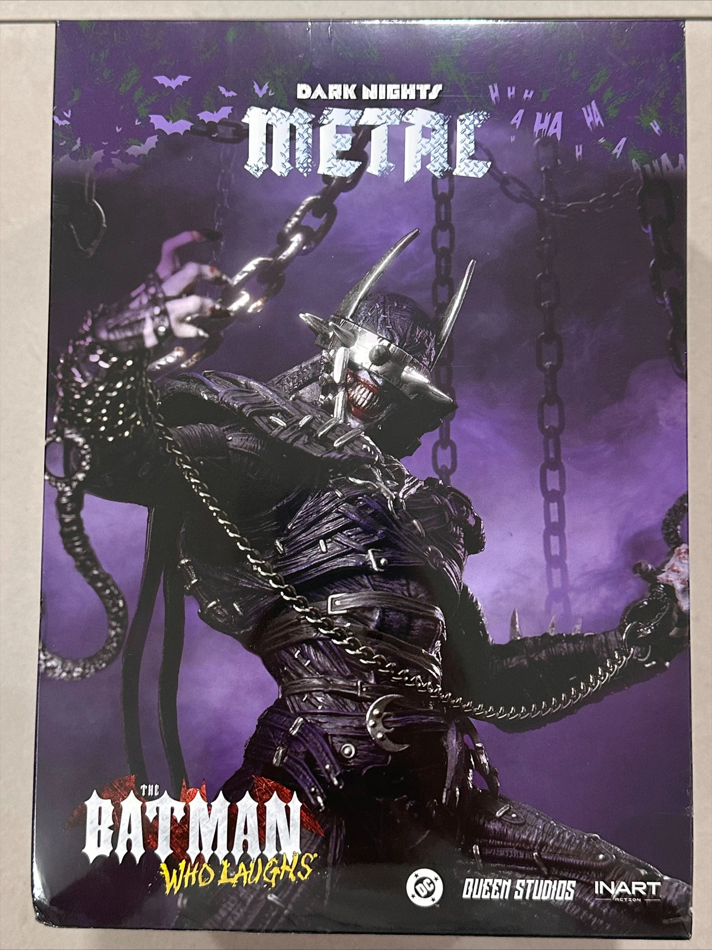 Фото В наличии, доставка в течение 24 часов. Фигурка INART Dark Nights: Metal The Batman Who Laughs в масштабе 1/12, коллекционный подарок. №3