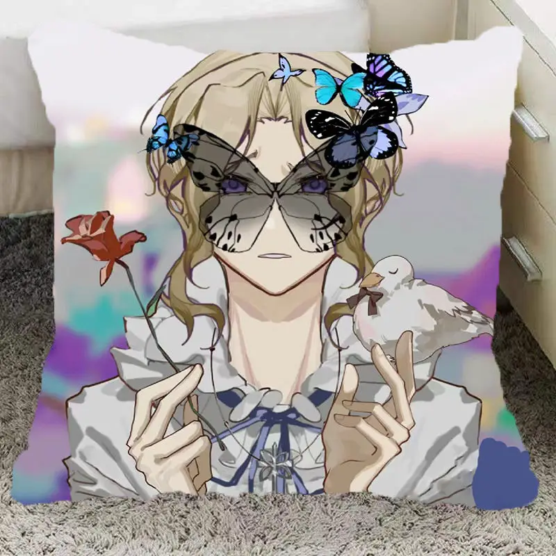 Наволочка и подушка с двусторонним принтом из аниме Axis Powers Hetalia 40x40 см