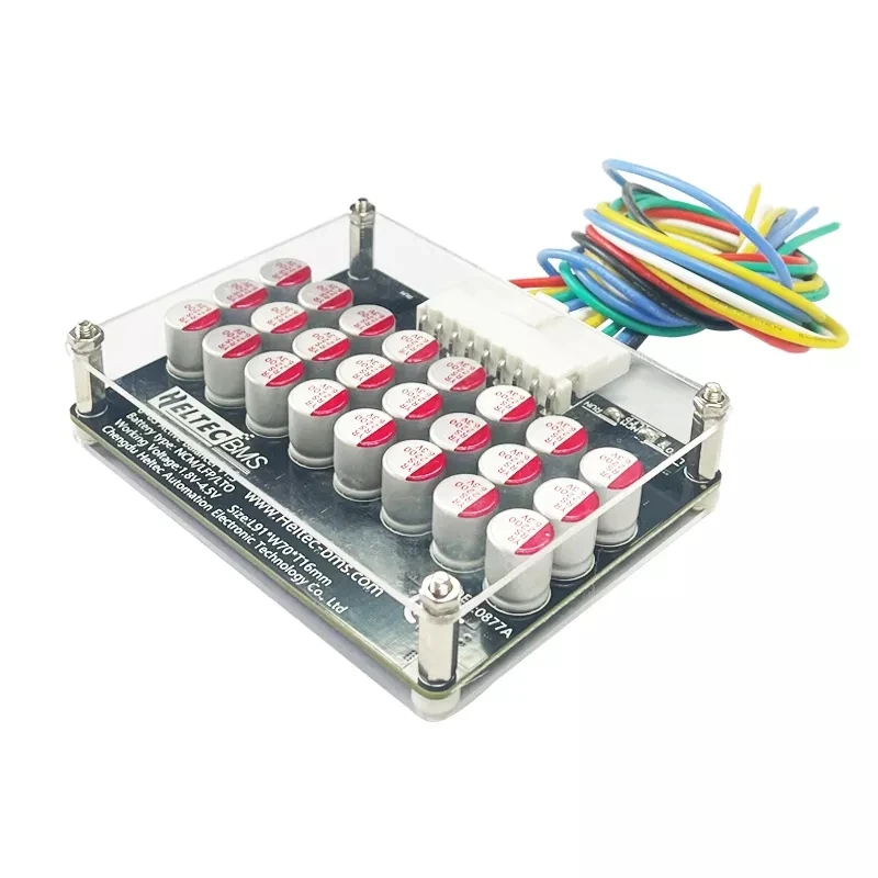 

2 Pcs 8S 5A Whole Group Balancer Active BMS Board Lithium Lipo Lifepo4 Battery Equalizer (With Case+Terminal Wire)