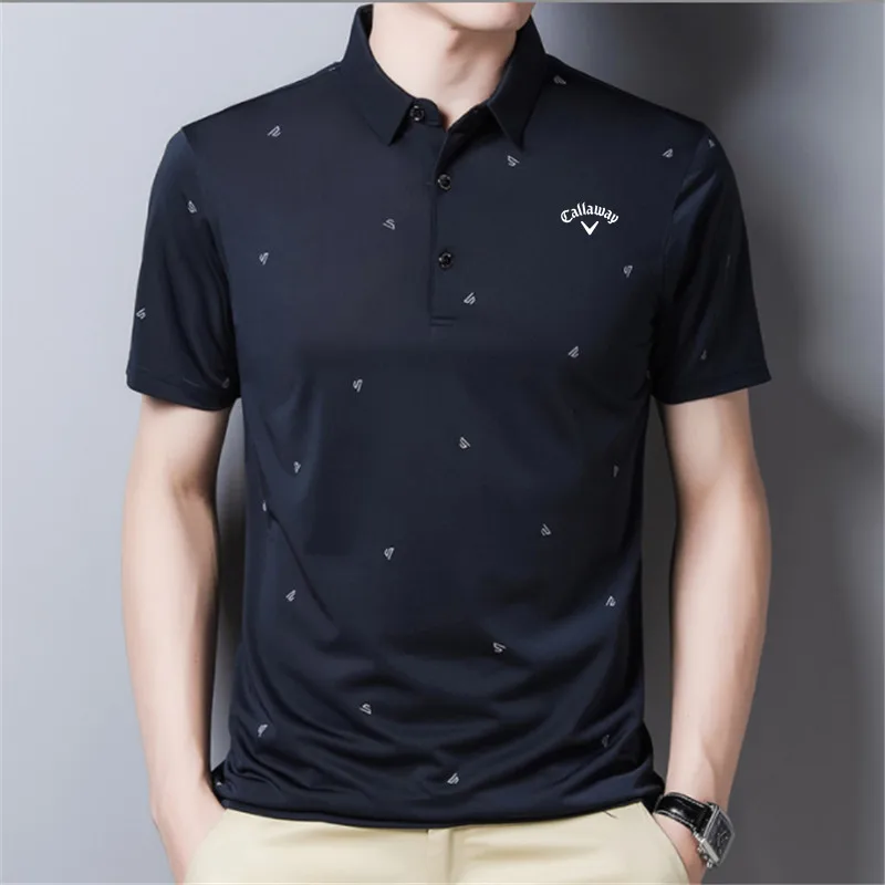 

Golf Clothing Summer Men's Golf T-shirt Comfortable Soft Quick-drying Breathable Fashion Stitching Golf Shirts Golf Wear Men Top